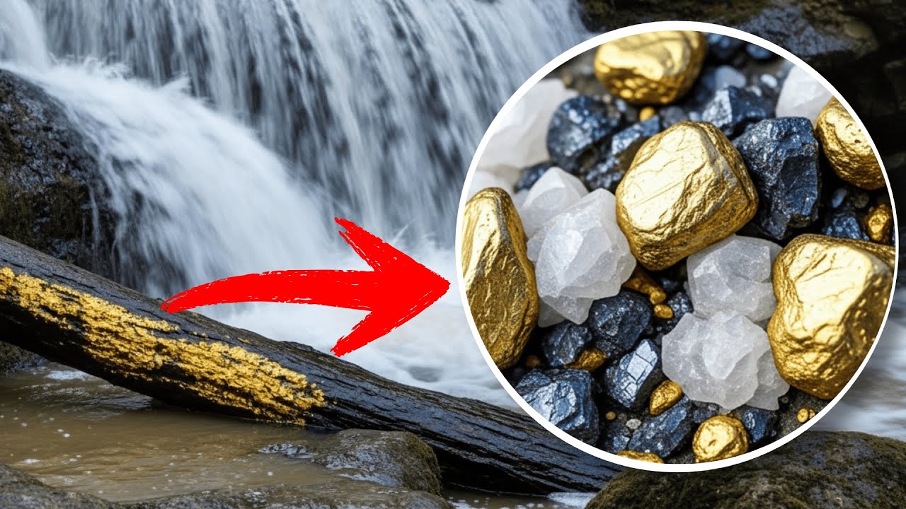 Во всех водопадах есть алмазы и золото?