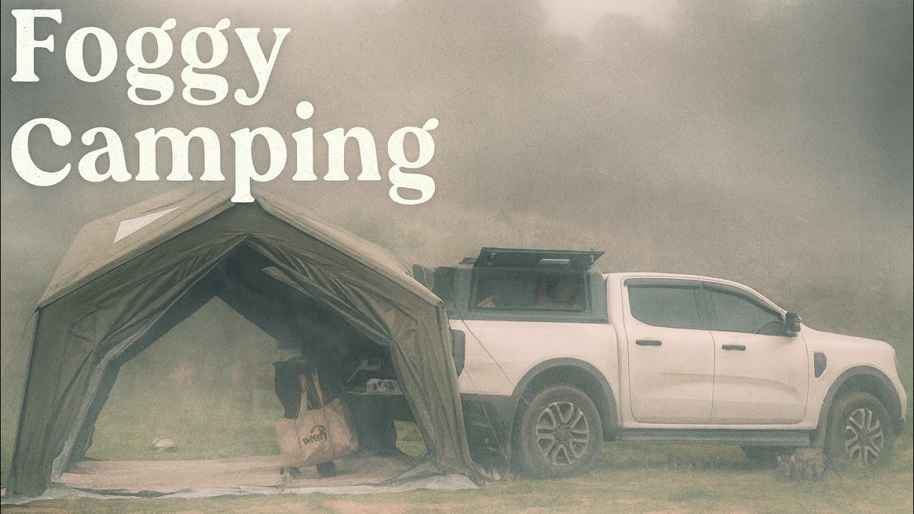 ONE BEDROOM COLD AND FOG CAR CAMPING AT GOATCLIFF, FOGGY, FORD RANGER SPORT, ATOK, BENGUET