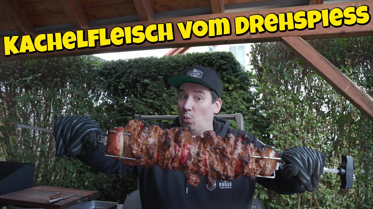 Kachelfleisch vom Drehspieß