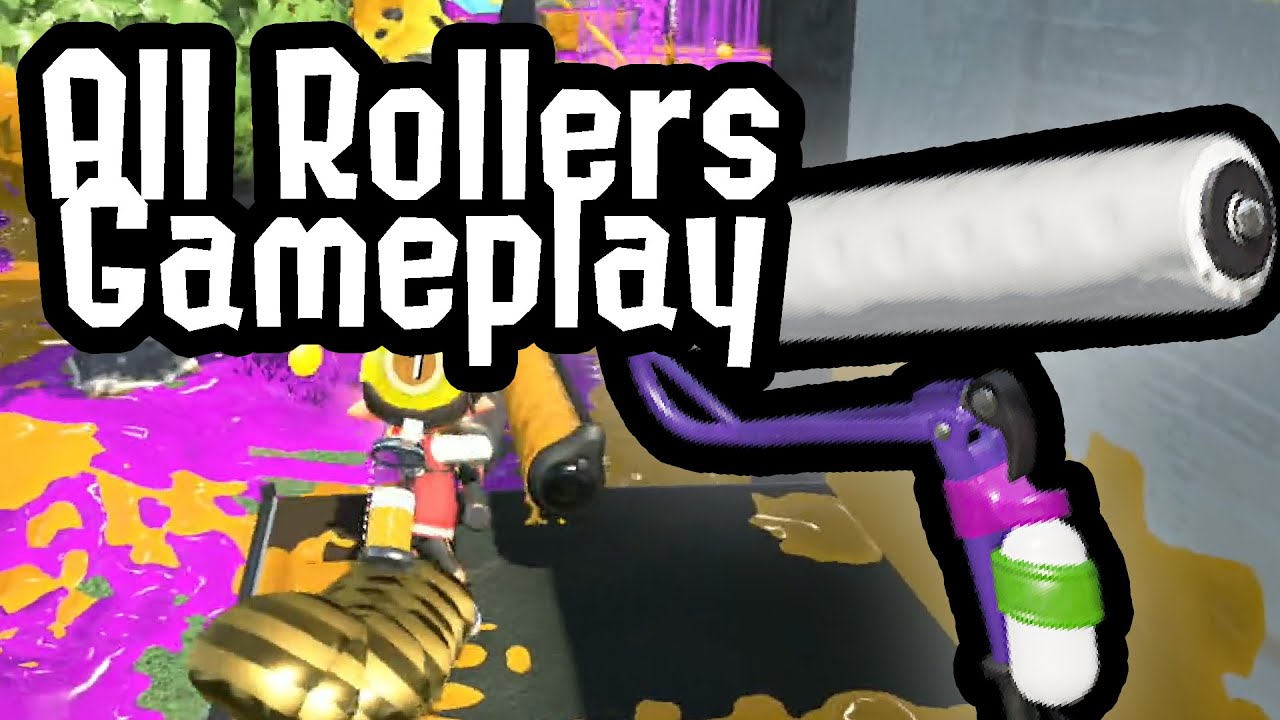 Splatoon 2 All Rollers Gameplay (Rank X)