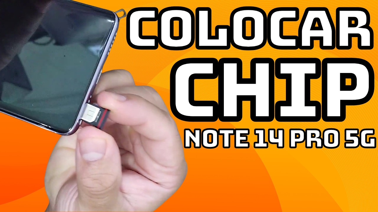 COMO COLOCAR CHIP NO CELULAR REDMI NOTE 14 PRO 5G