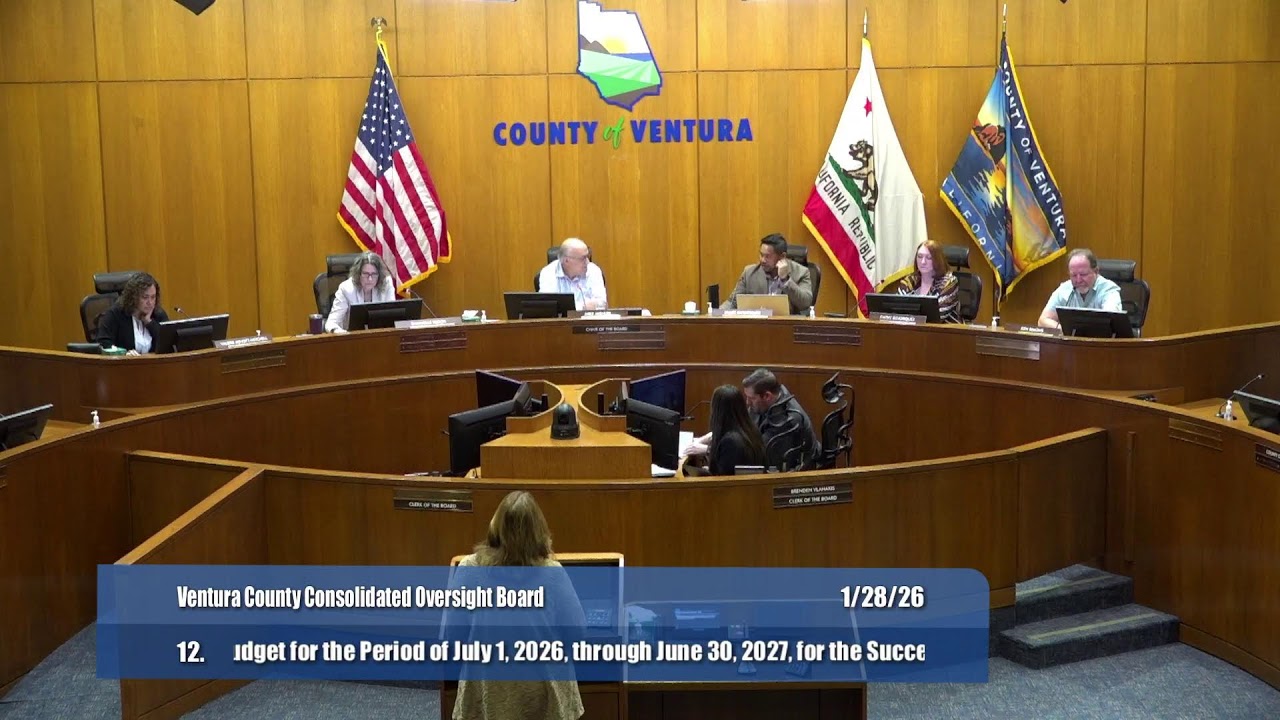 Ventura County Consolidated Oversight Board Meeting - January 28, 2026