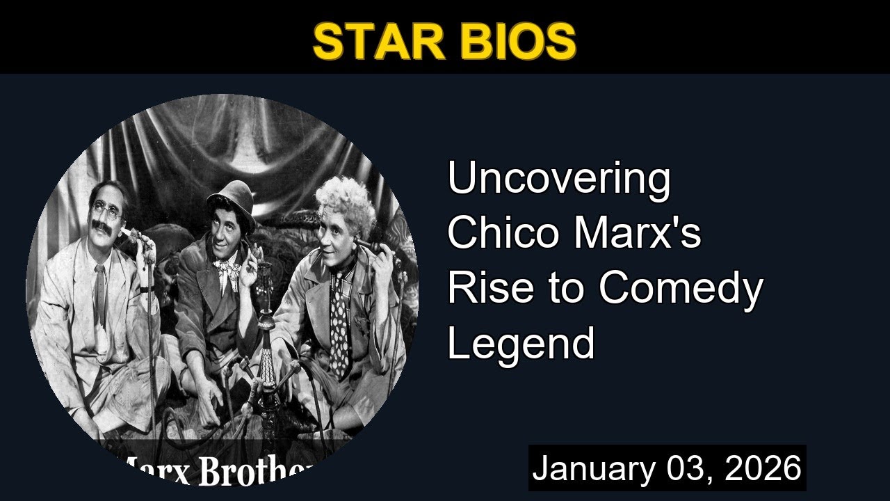 Uncovering Chico Marx's Rise to Comedy Legend | Star Bios