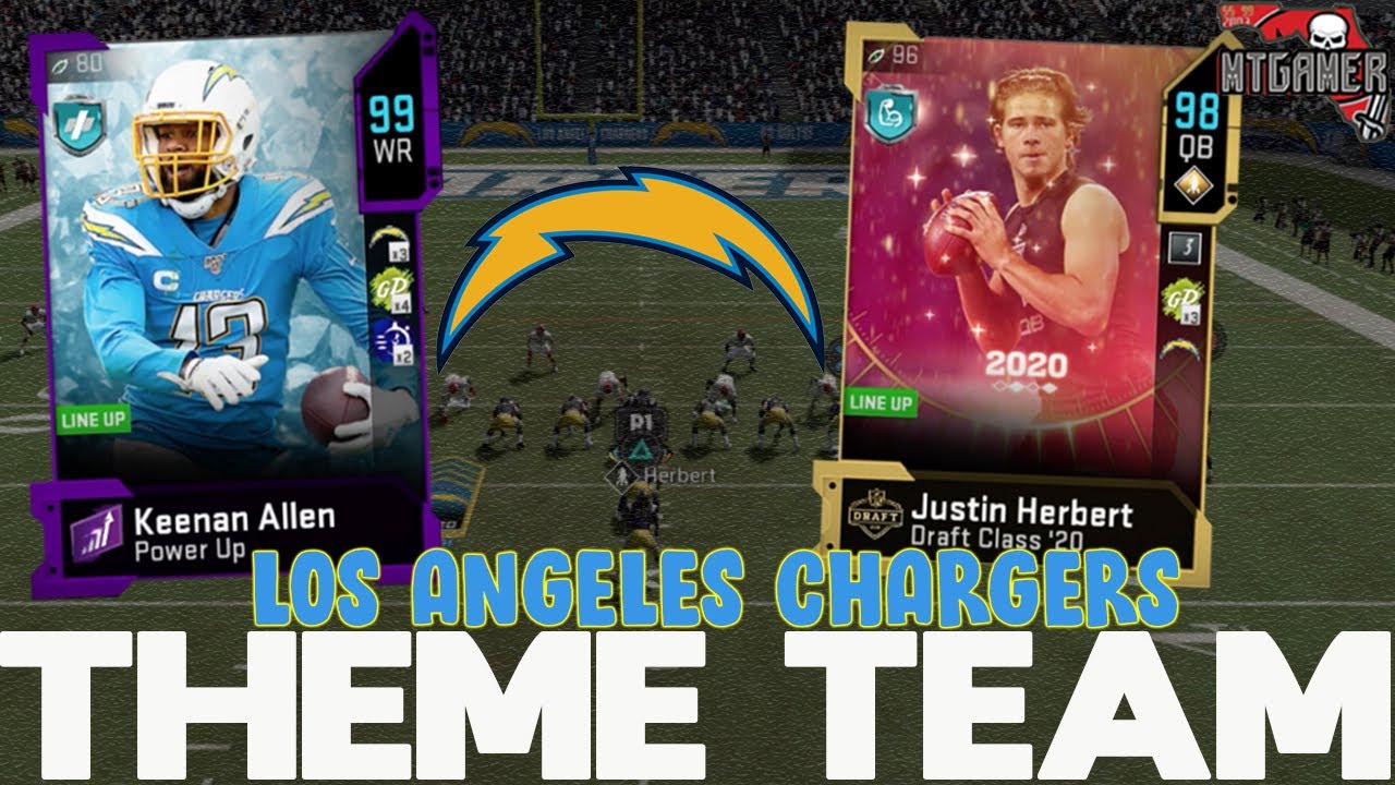LOS ANGELES CHARGERS THEME TEAM! MADDEN 20 GAMEPLAY