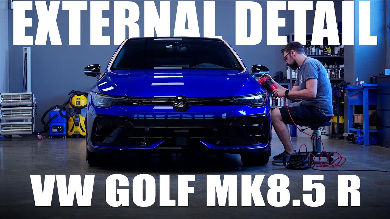 Lapiz Blue VW Golf MK 8.5 R | External Detailing 4K