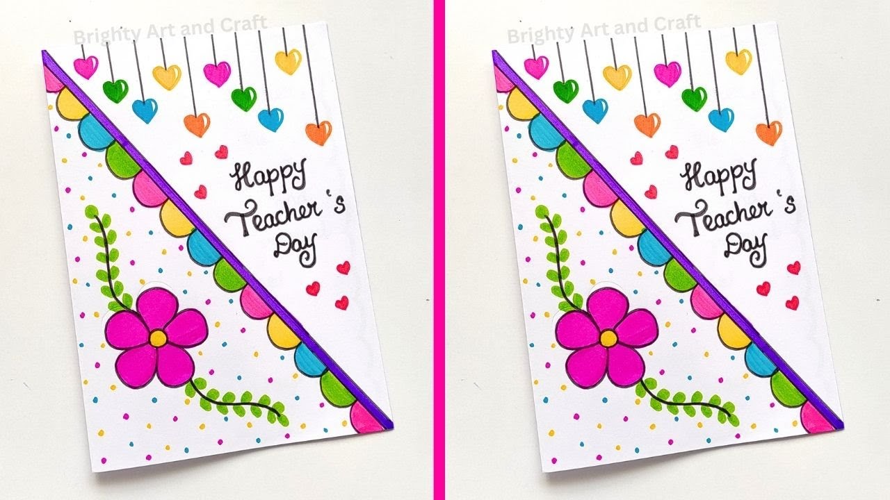 Teachers day card | Easy and Beautiful Teachers day card | Teachers day card ideas 2025