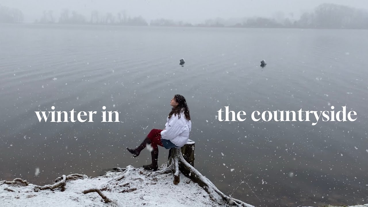 winter in the german countryside