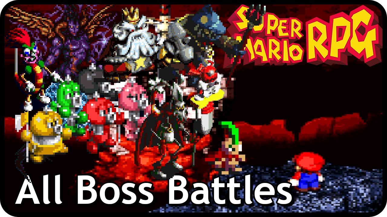 Super Mario RPG: The Legend of the Seven Stars - All Boss Battles