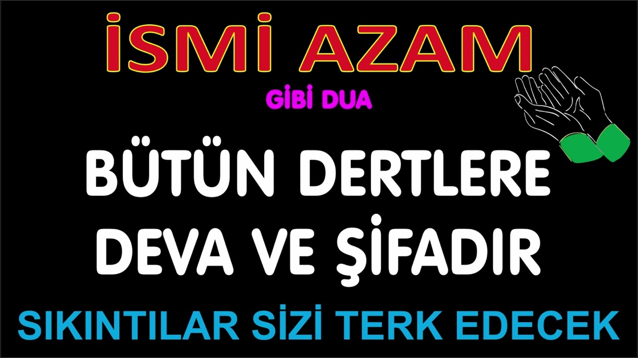 B&Uuml;T&Uuml;N DERTLERE DEVA VE ŞİFADIR.