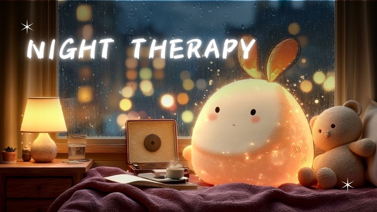 🌧️ 雨夜陪伴療癒 - 光精靈溫暖音樂｜2小時情緒修復｜給雨天心情不好的你💜