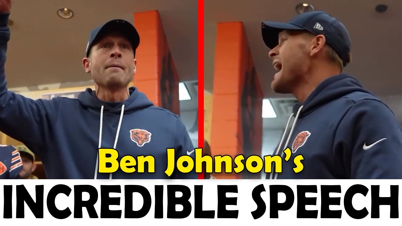 Chicago Bears Locker Room Celebration After Huge Win vs Giants | Ben Johnson’s Speech🔥🔥