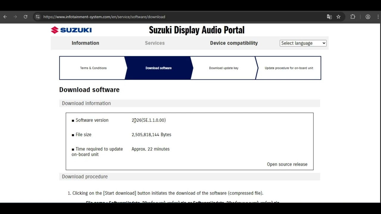 Como actualizar el sistema multimedia de los nuevos suzuki - NO audio- 2026