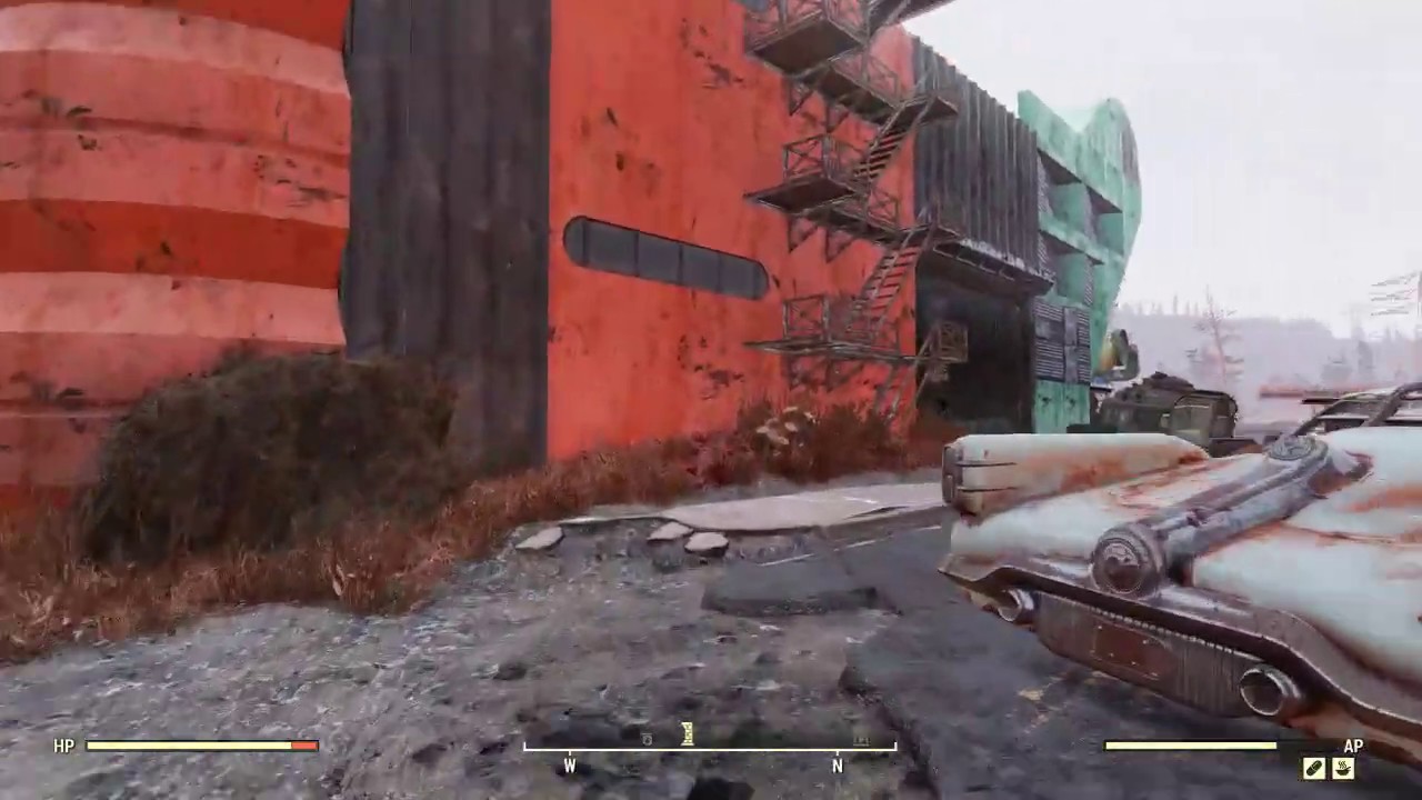 Fallout 76 - Watoga Hole in Building Mesh