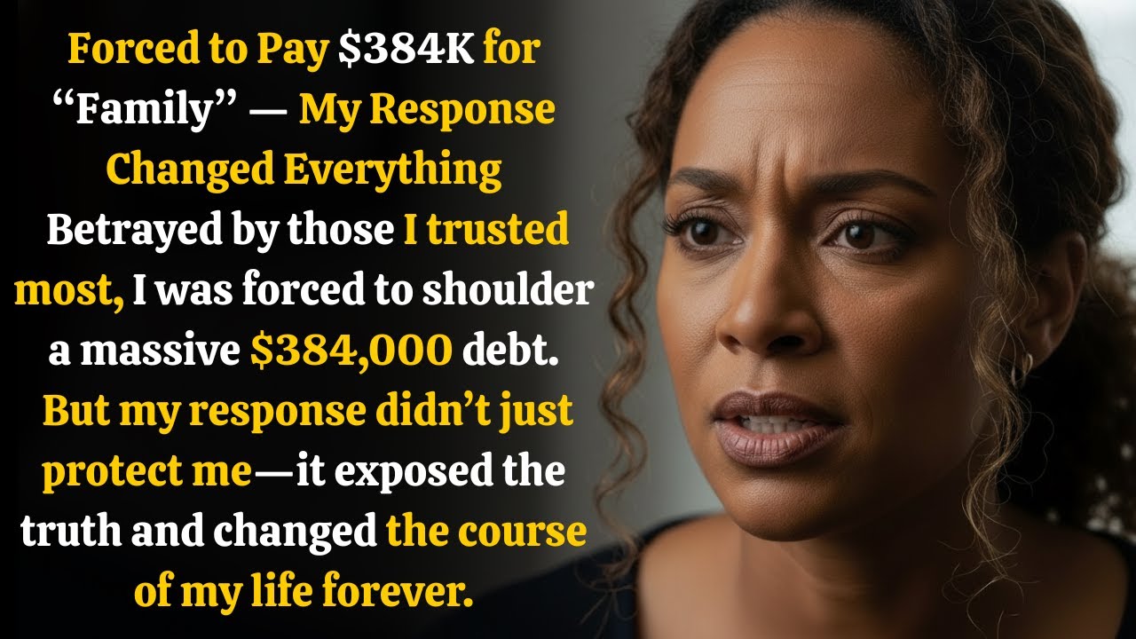 Forced to Pay $384K for “Family” — My Response Changed Everything