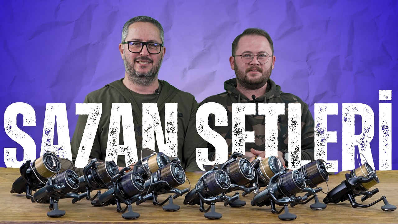 SAZAN SETLERİ ! SAZAN BALIĞI AVINDA KULANDIĞIMIZ OLTA MAKİNELERİ VE KAMIŞLAR !