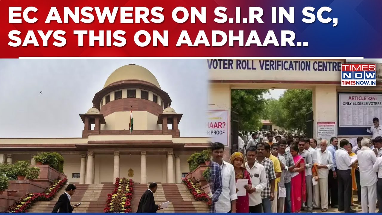 EC Files 'Detailed Affidavit' On S.I.R In Supreme Court, 'Timing & Aadhaar Exclusion' Defended?