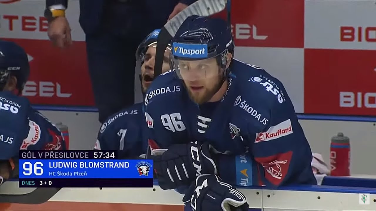 Ludwig BLOMSTRAND Hattrick | HC Škoda Plzeň - HC Sparta Praha 5:4, 35.kolo Tipsport Extraliga 21/22