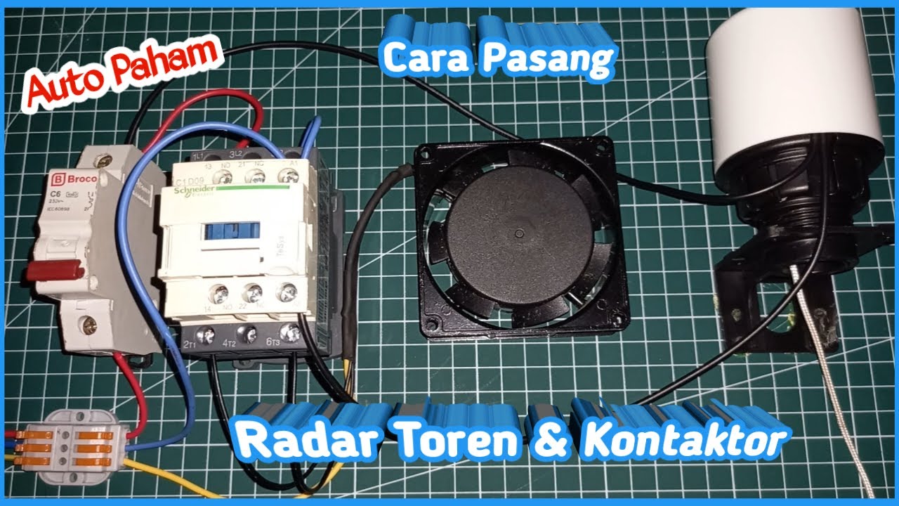 Cara Pasang Radar Toren dengan Kontaktor yang benar