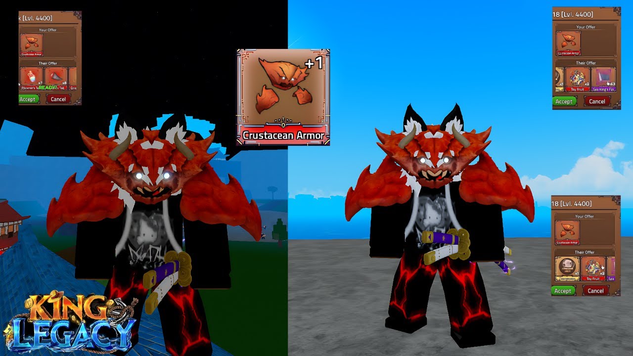 Best offers for Crab Armor King Legacy