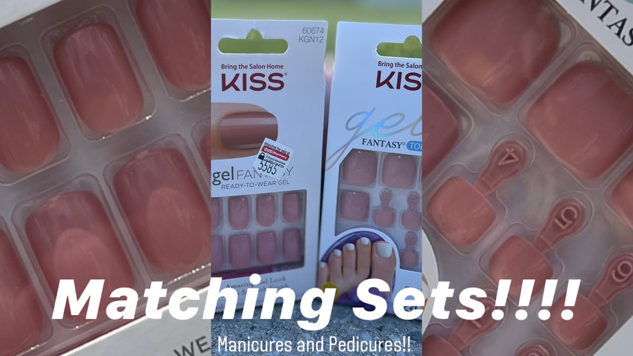 KISS Nails!!! | $15 Mani and Pedi's!!! | PRESS ON NAILS!!!!!
