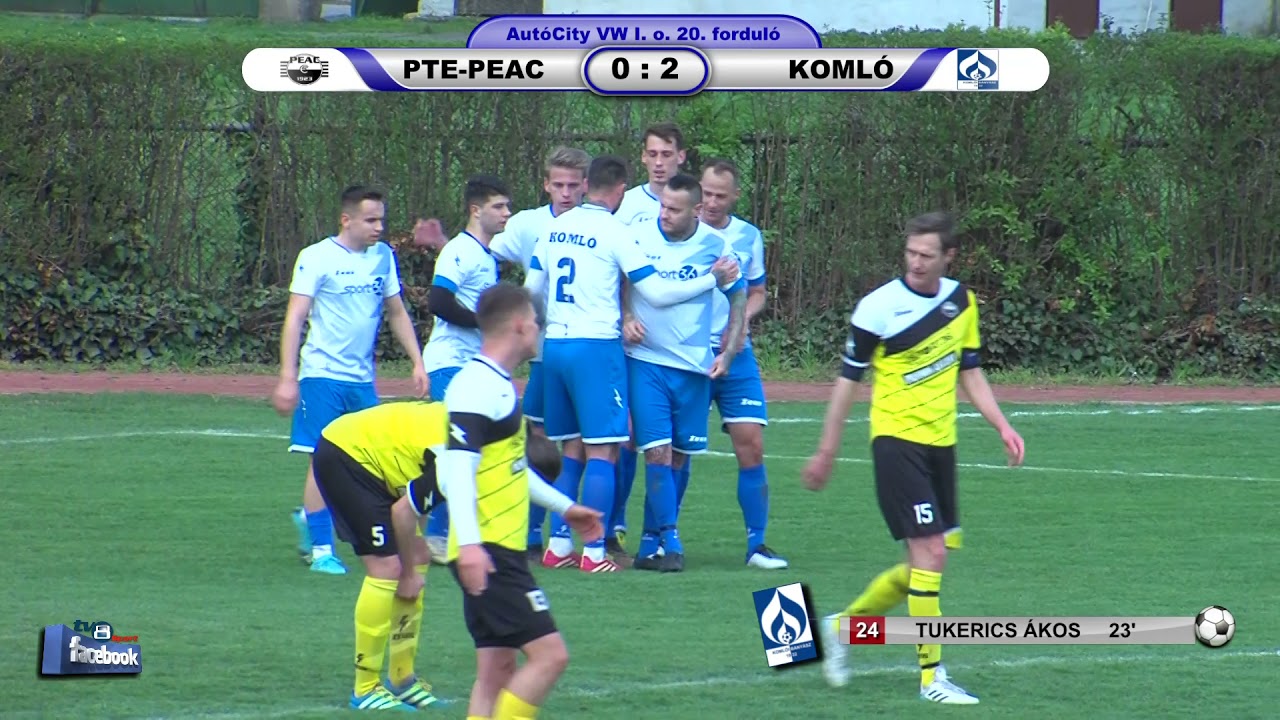 PTE-PEAC - SPORT36 KOMLÓI BÁNYÁSZ   3 - 3(1 - 2)