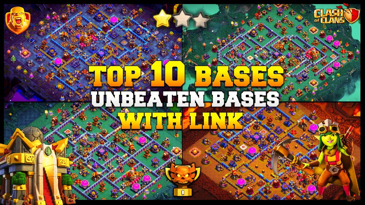 Top 10 *BEST* Town Hall 16  BASE With Link | *New*  Unbeaten *OP* Th16 Base.