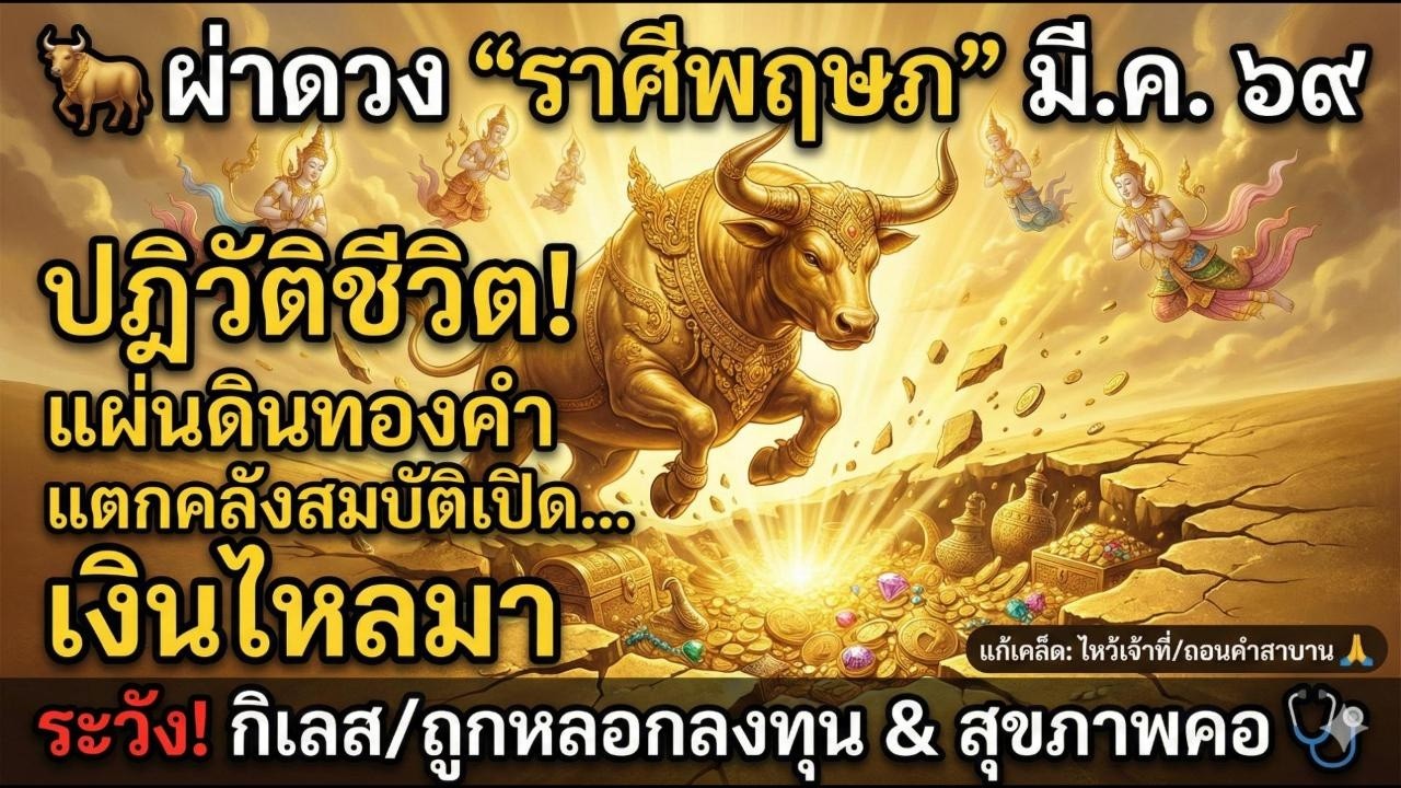 ♉ ดวงมีนา 69! ชาวพฤษภ คลังสมบัติแตก