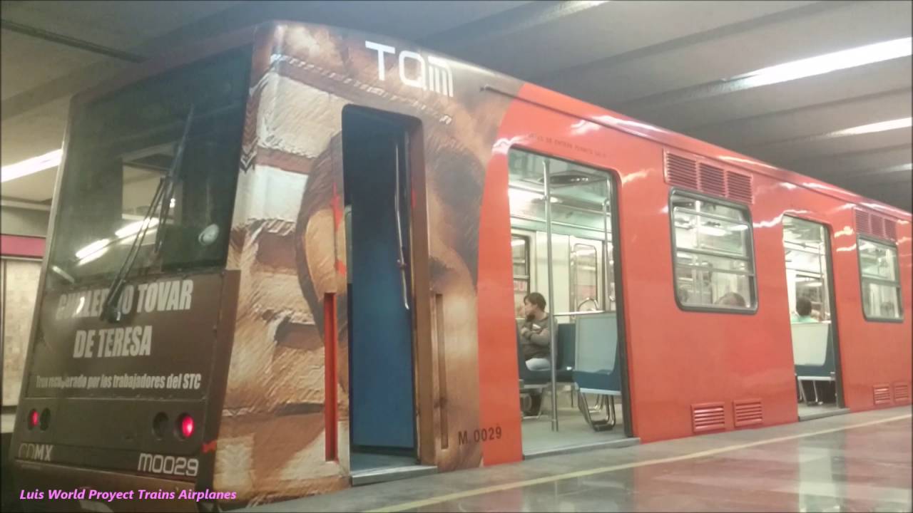 Trenes NM-83, NE-92, MP-68R96 de cabina CAF en Cuauhtémoc - Línea 1 - Metro CDMX