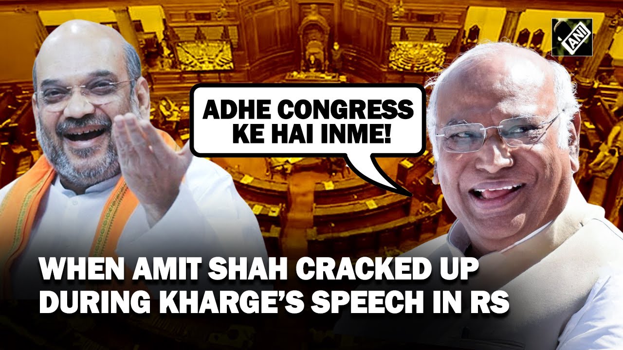 “Adhe Congress ke hi hai inme…” When Mallikarjun Kharge tickled HM Shah’s funny bone