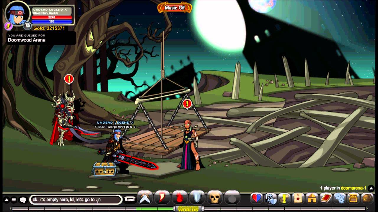 Aqw-Blood Titan Class Skill Breakdown