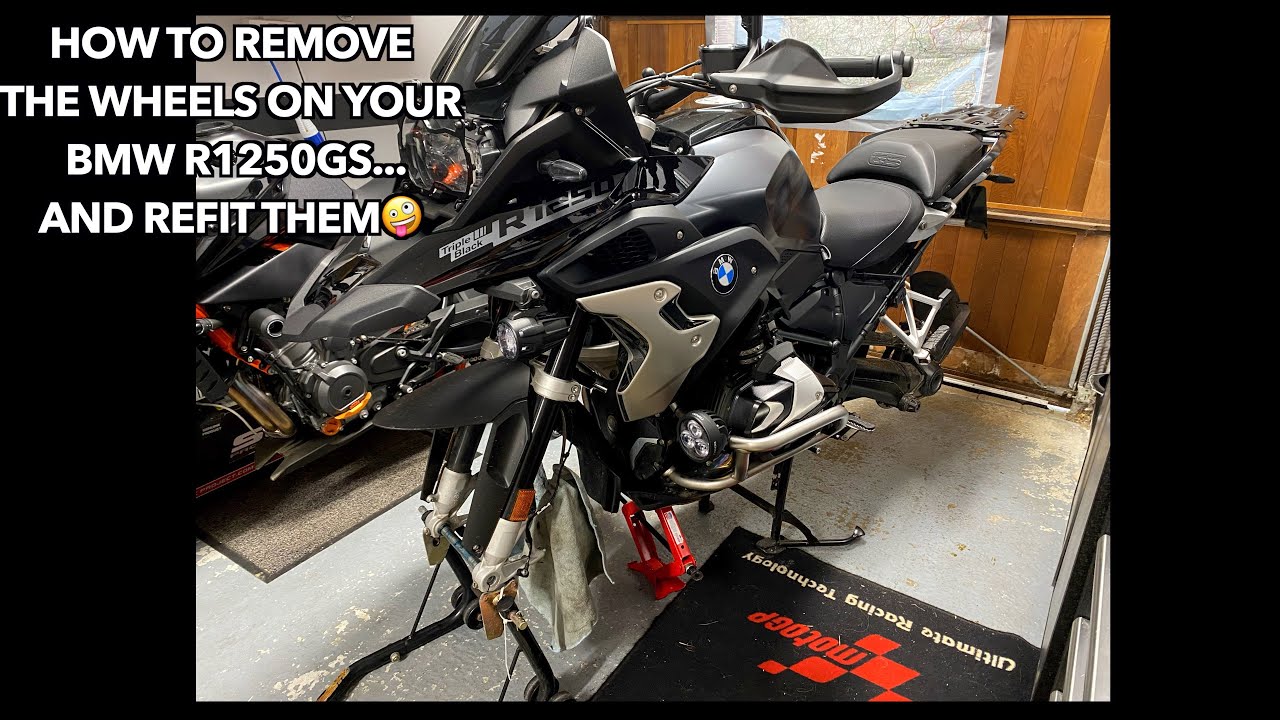 How to remove & refit the wheels on your BMW R1250GS | Fitting the Metzeler Tourance Next 2's