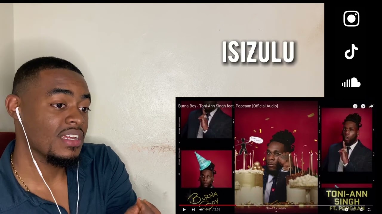 Jamaican reacts to Afrobeats | Burna Boy - Toni-Ann Singh feat. Popcaan [REACTION]