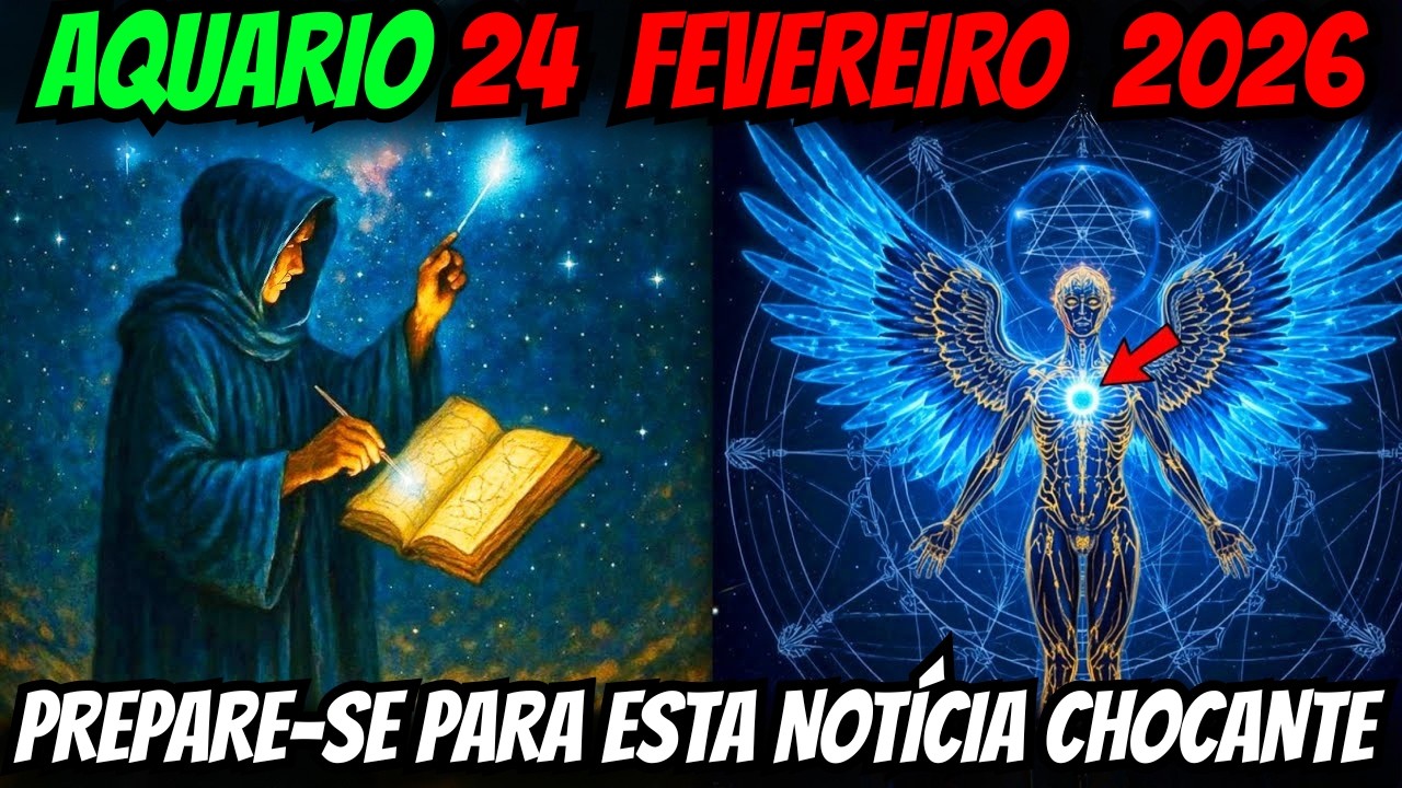 Aquário ♒ 🚫PREPARE-SE PARA ESTA NOTÍCIA CHOCANTE❗️😱 Horóscopo Diário 24 DE FEVEREIRO DE 2026 🔮