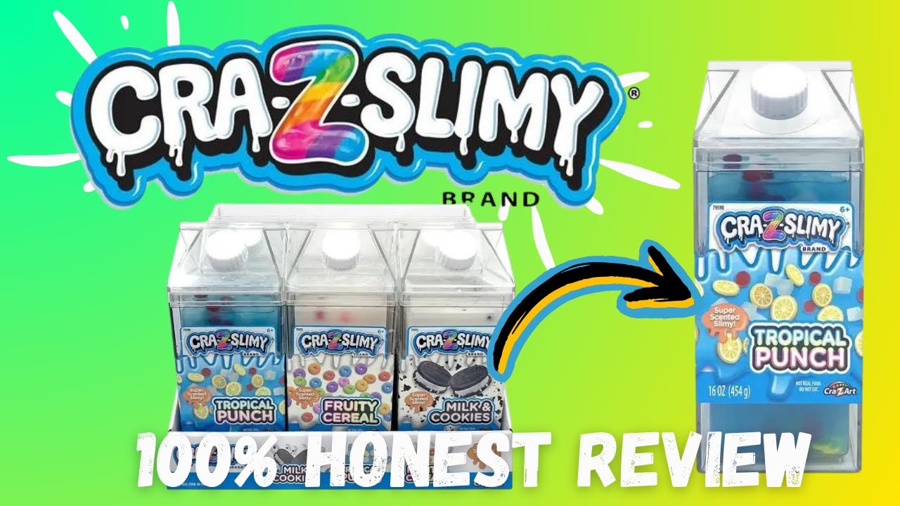 I TRIED MILK CARTON SLIMES! Store Bought Slime Review