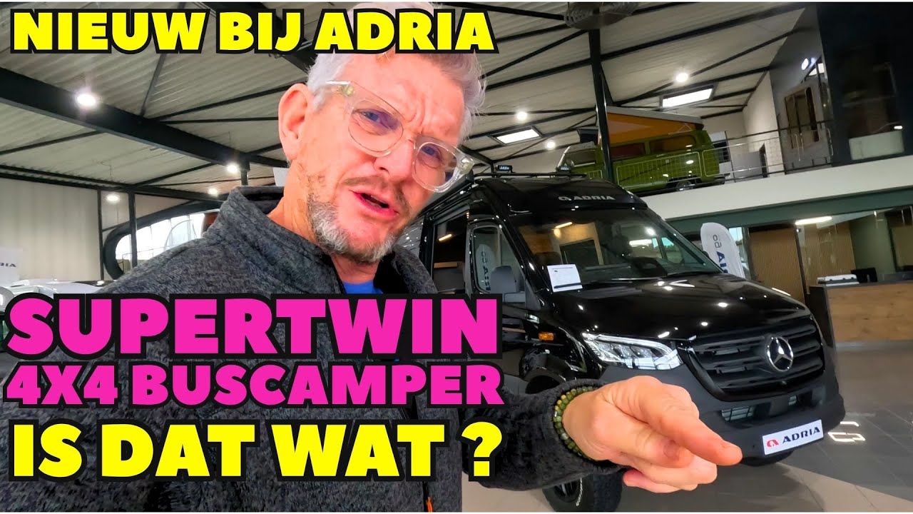 ADRIA INTRODUCEERT: DE SUPERTWIN - 4X4 BUSCAMPER OP MERCEDES - BIJ AVERESCH RIJSSEN – DWVLOGT #353