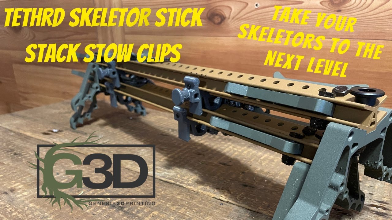 Stick Stack Stow System for Tethrd's Skeletor Sticks