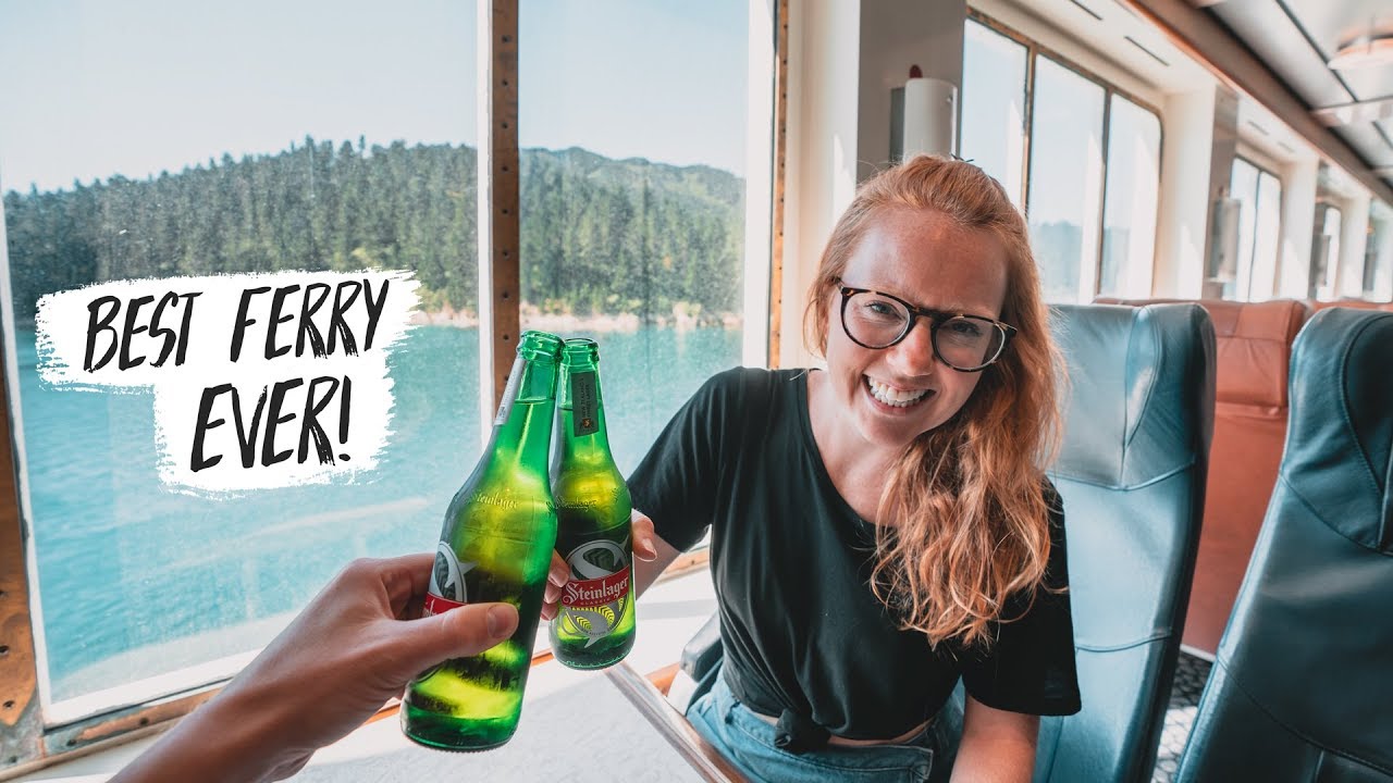 New Zealand FERRY CRUISE! - Taking our Camper Van from North to South Island 😍
