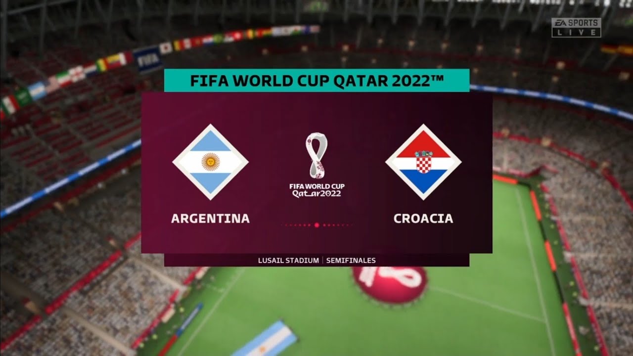 FIFA 23 | Argentina vs Croacia - FIFA World Cup 2022 - Español Latino (Gameplay PS4)