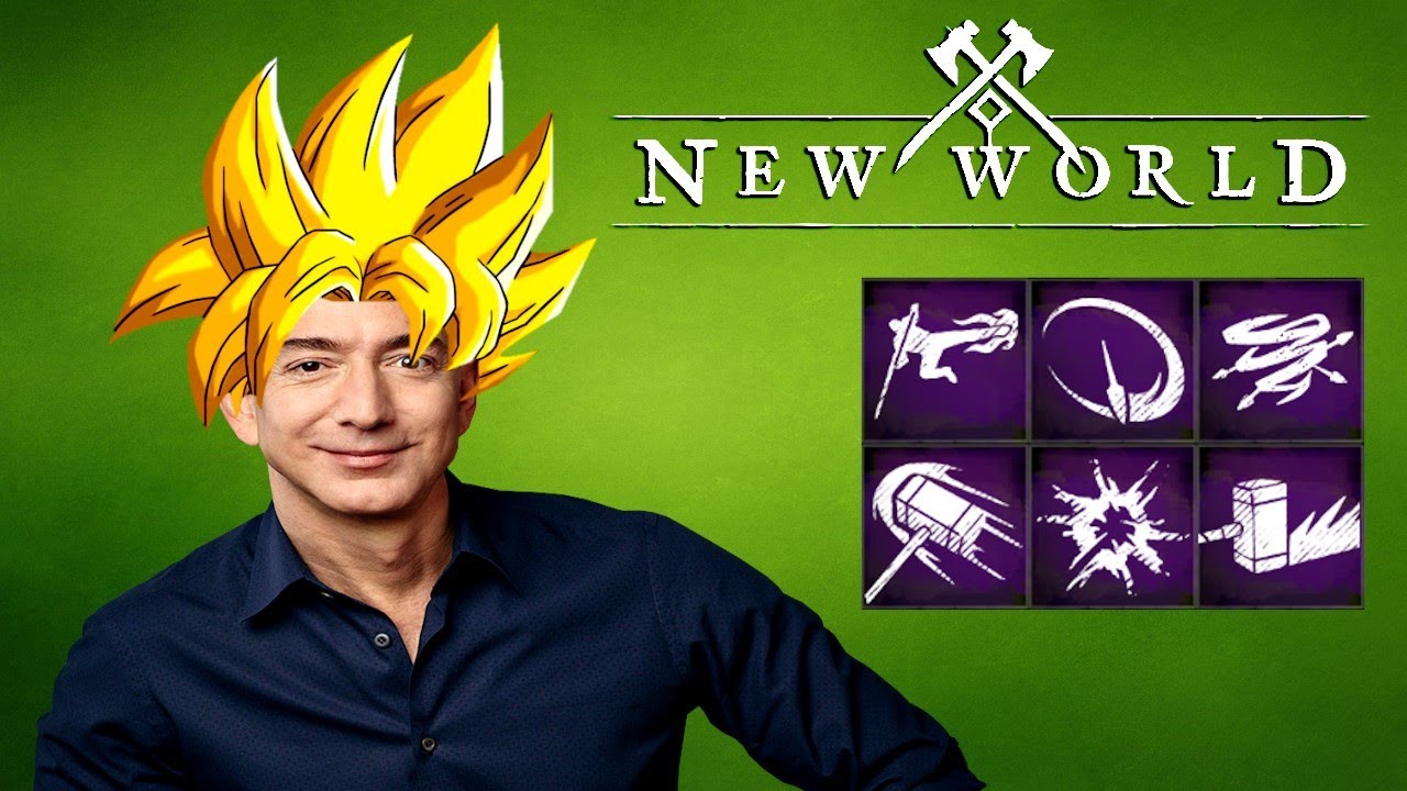 New World PvP - Crowd Control God Build: Spear + War Hammer Montage (NW Open World PvP Gameplay)