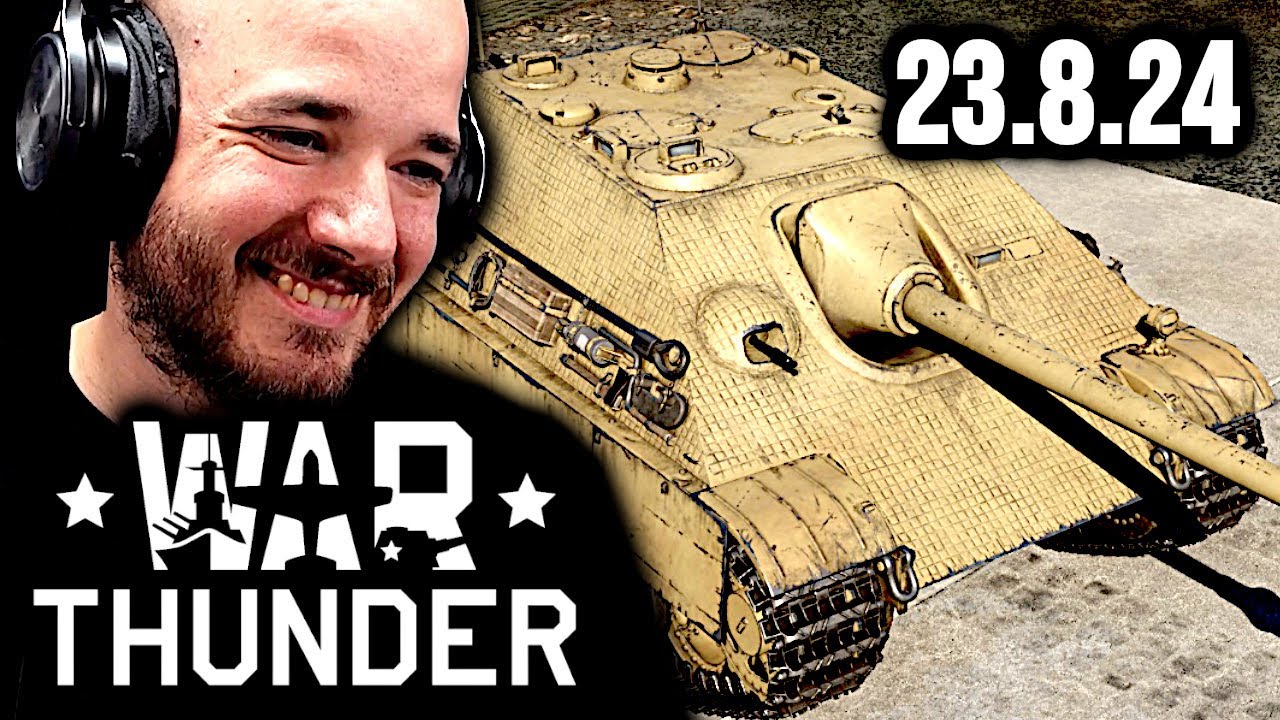Zkouším prémiový Jagdpanther - Čeky hraje War Thunder | 23.8.2024
