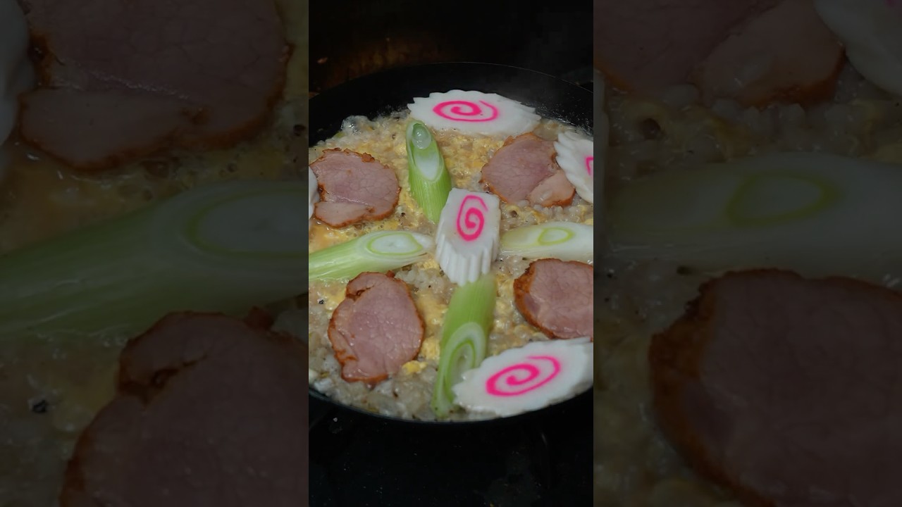 パエリアの作り方でチャーハンを作ってみた