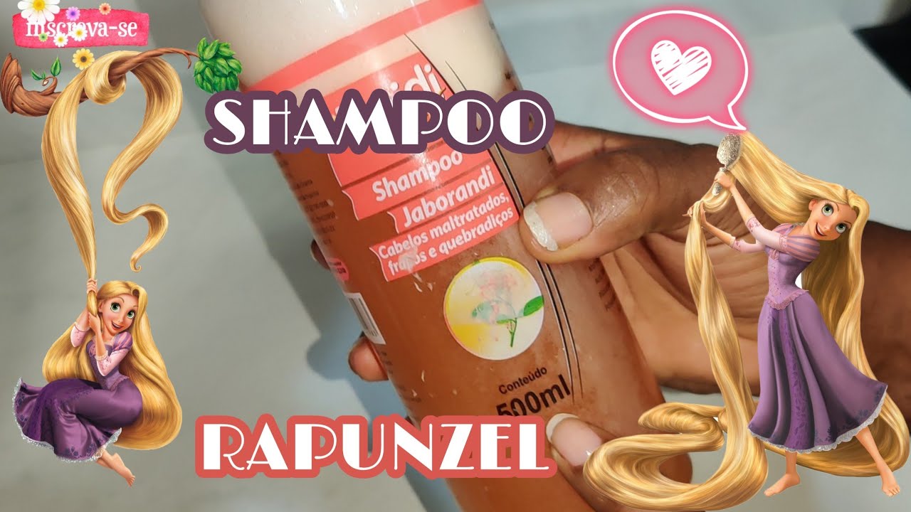 Shampoo Rapunzel! Cresce mesmo ATÉ 5 CM