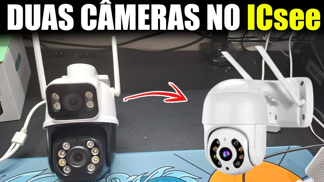 COMO INSTALAR DUAS CÂMERAS DE SEGURANÇA NO APLICATIVO ICSEE!