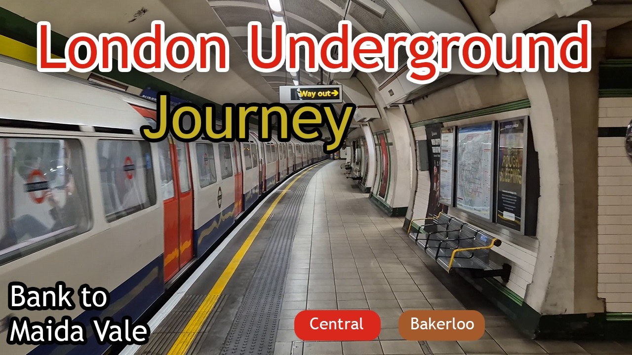 London Underground Journey: Bank to Maida Vale via Oxford Circus