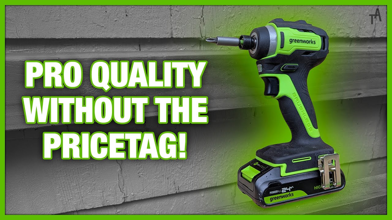 Мощный инструмент своими руками! Компактный бесщёточный ударный гайковерт Greenworks 24 В