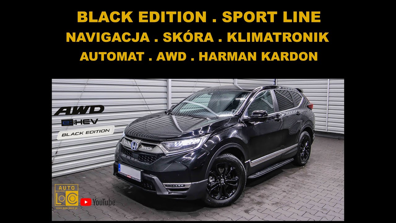 auto-leszno.otomoto.pl - Prezentacja HONDA CRV BLACK EDITION/SPORT LINE AWD AUOMAT  AUTOTEST LESZNO