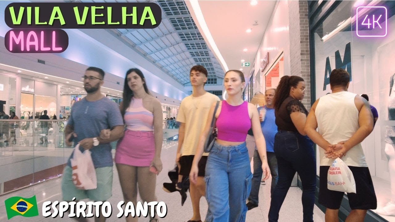 🇧🇷 Walking Vila Velha Shopping Mall | Vila Velha, Espírito Santo【 4K 】 ⁶⁰