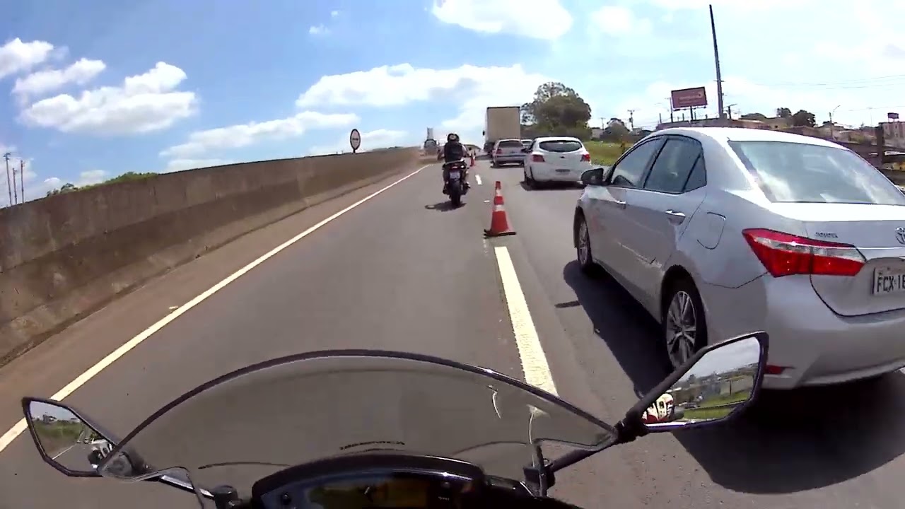 Onboard com a Kawasaki Ninja 650R e BMW F900R sentido Santa Bárbara D'Oeste SP. (Parte 4)