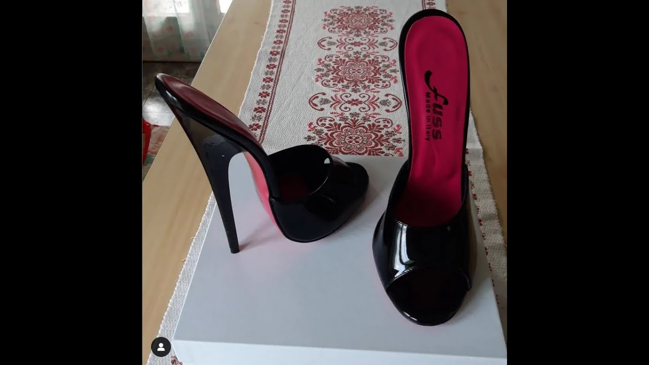 NEW !!! Fuss Schuhe Black Mules