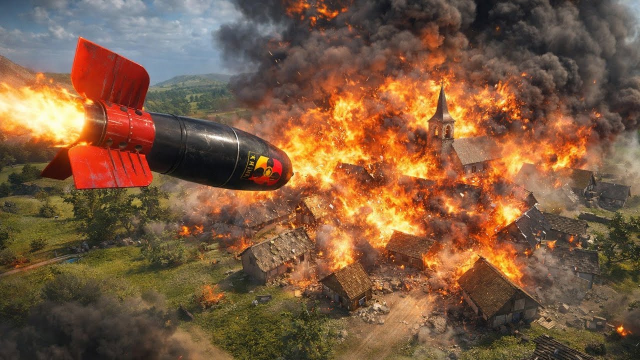 What Happens If You Drop Nuclear Bombs on a Village? (GMod)